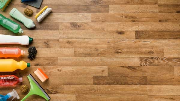 Hardwood floor cleaning service