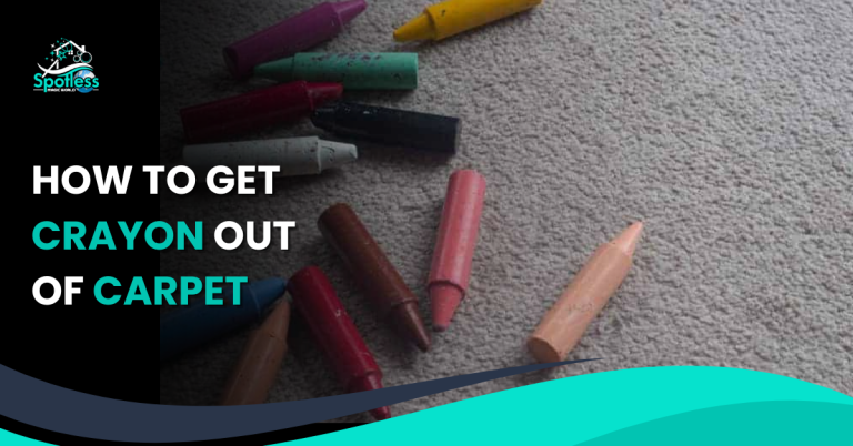 how to get crayon out of carpet